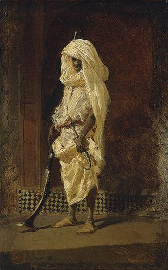 Maria Fortuny i Marsal Moroccan soldier China oil painting art